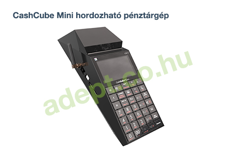 cashcube mini hordozhato penztargep felulrol