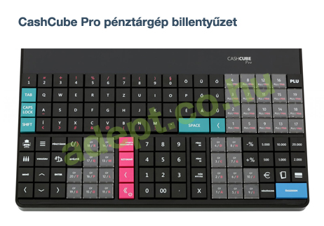 cashcube pro penztargep billentyuzet