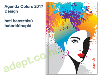 agenda colors 2017 design heti beosztasu hataridonaplo