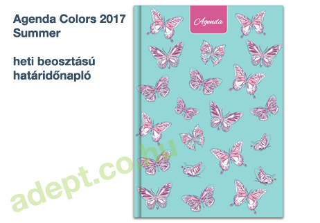 agenda colors 2017 summer heti beosztasu hataridonaplo