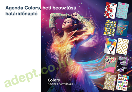 agenda colors heti beosztasu hataridonaplo 2017