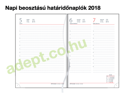 napi beosztasu hataridonaplok 2018