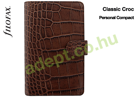 filofax classic croc personal compact