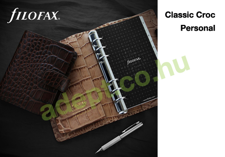 filofax classic croc personal