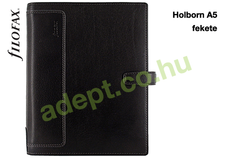 filofax holborn a5 fekete