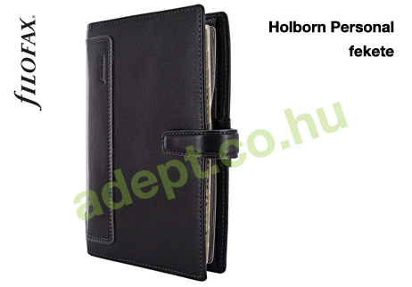 filofax holborn personal fekete