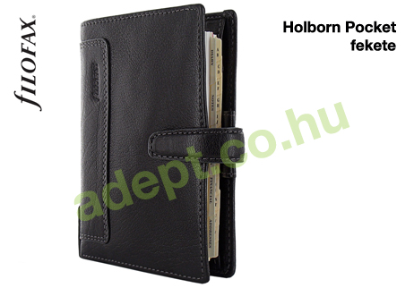 filofax holborn pocket fekete