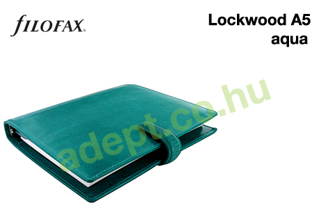 filofax lockwood a5 aqua