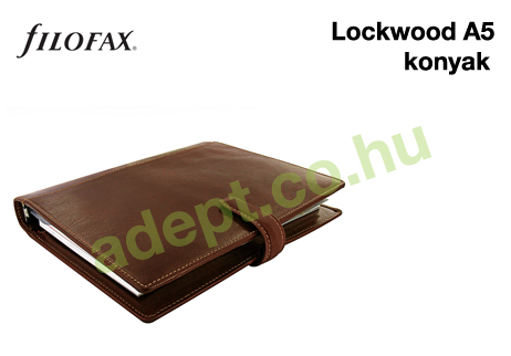 filofax lockwood a5 konyak