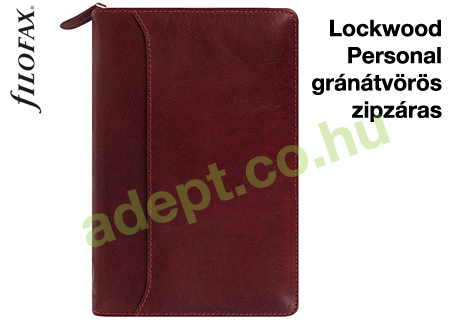 filofax lockwood personal granatvoros zipzaras