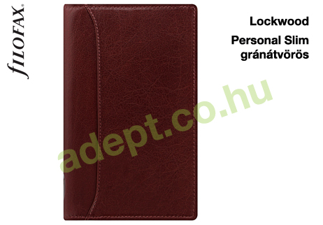 filofax lockwood personal slim granatvoros