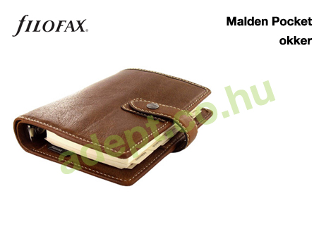 filofax malden pocket okker