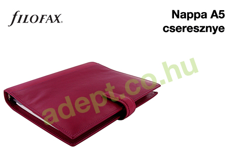 filofax nappa a5 cseresznye