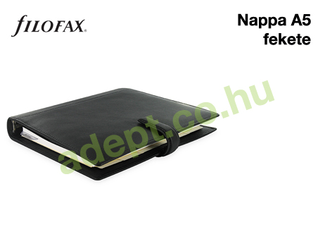 filofax nappa a5 fekete