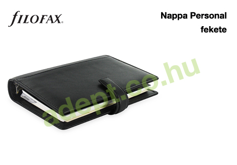 filofax nappa personal fekete