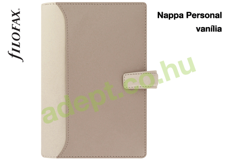 filofax nappa personal vanilia