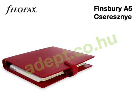 filofax finsbury a5 cseresznye