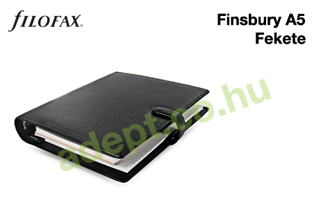 filofax finsbury a5 fekete