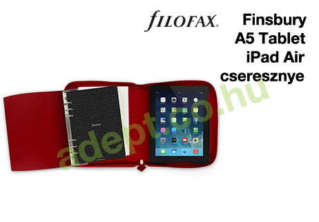 filofax finsbury a5 tablet ipadair cseresznye