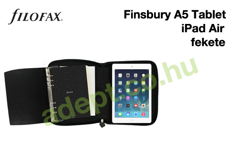 filofax finsbury a5 tablet ipadair fekete