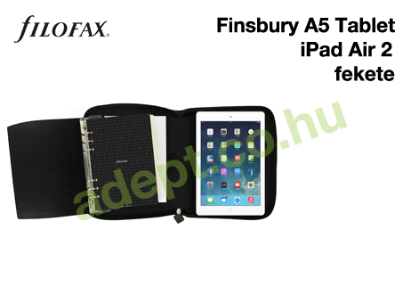 filofax finsbury a5 tablet ipadair2 fekete