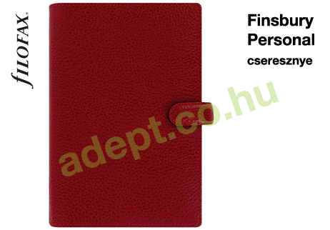 filofax finsbury personal cseresznye