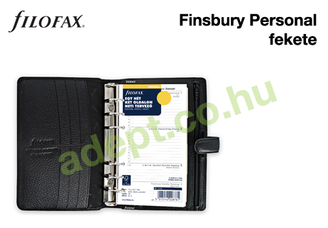 filofax finsbury personal fekete