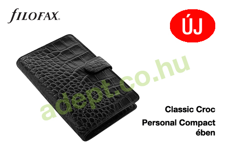 filofax classic croc personal compact eben