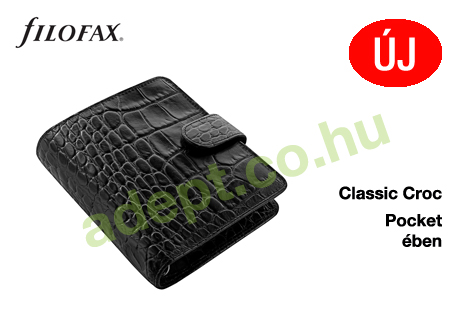 filofax classic croc pocket eben