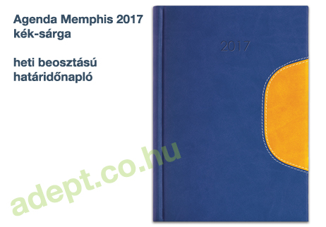 agenda memphis 2017 kek sarga heti beosztasu hataridonaplo