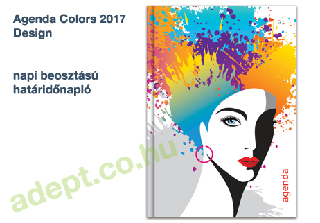 agenda colors 2017 design napi beosztasu hataridonaplo