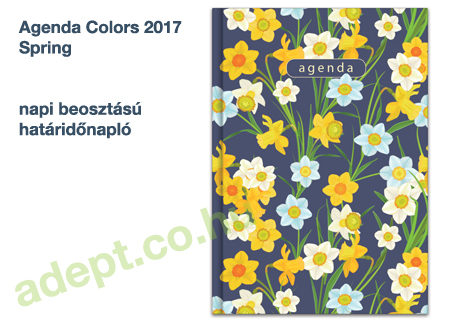 agenda colors 2017 spring napi beosztasu hataridonaplo