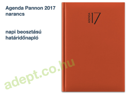 agenda pannon 2017 narancs napi beosztasu hataridonaplo