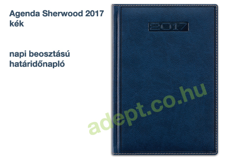 agenda sherwood 2017 kek napi beosztasu hataridonaplo