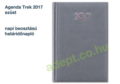 agenda trek 2017 ezust napi beosztasu hataridonaplo