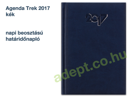 agenda trek 2017 kek napi beosztasu hataridonaplo