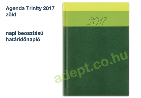 agenda trintiy 2017 zold napi beosztasu hataridonaplo