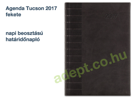 agenda tucson 2017 fekete napi beosztasu hataridonaplo